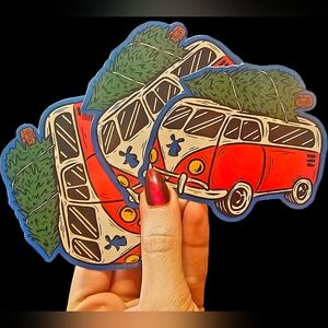 Set Of 3 HOLIDAY Dutch Bros Limited Edition Stickers Nwt ❄️
